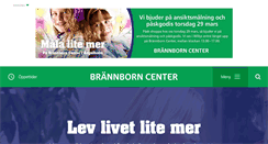 Desktop Screenshot of brannborncenter.se